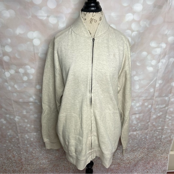 TASSO ELBA - Front Zip Lightweight Jacket Size Large - Picture 1 of 7